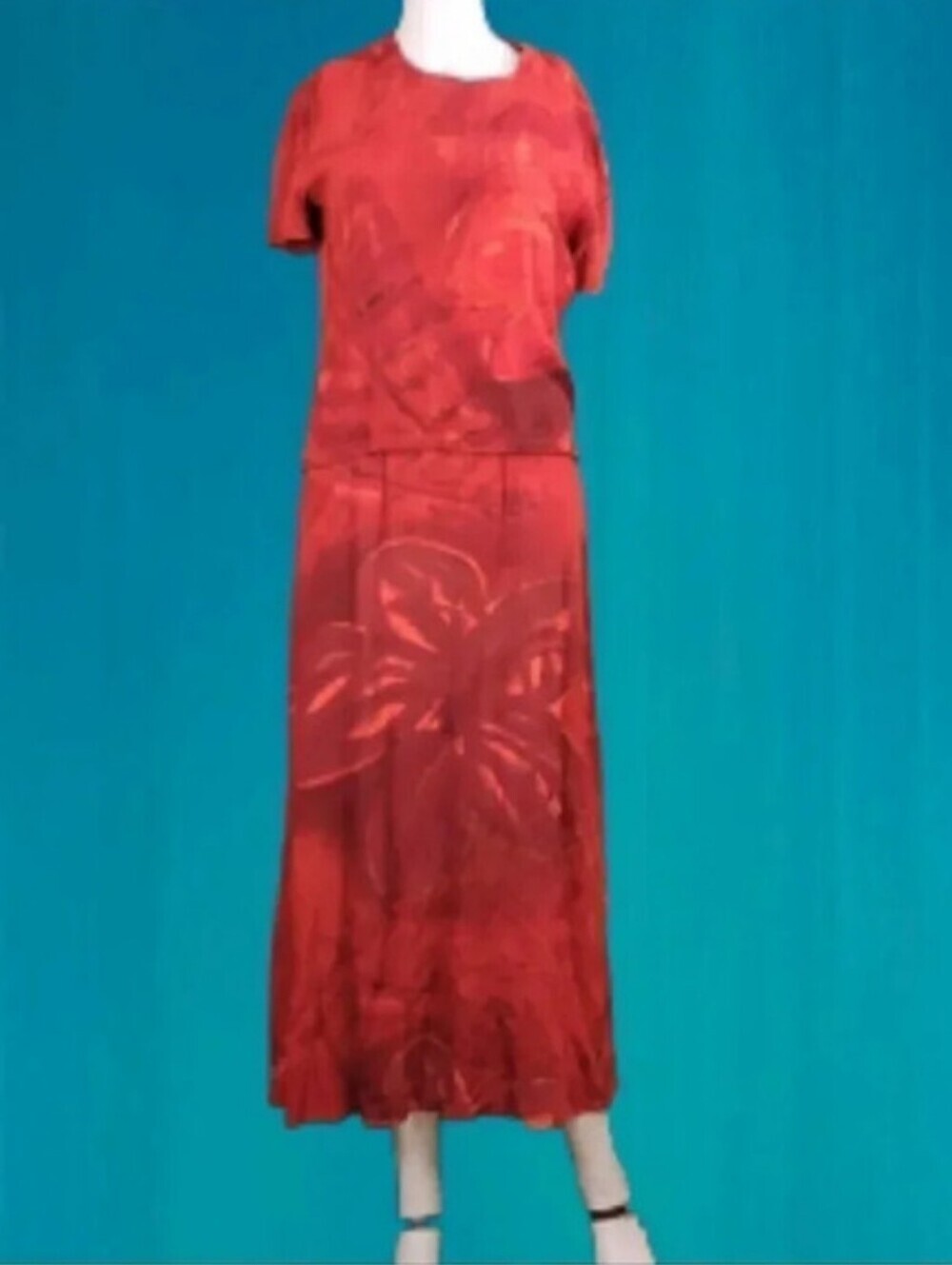 A Positive Attitude Layered Midi-dress, 100% Rayon